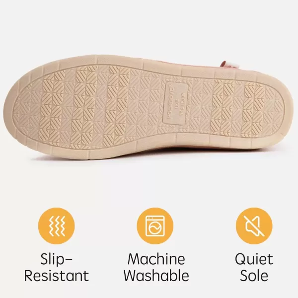imageRockDove Womens TwoTone Hoodback Slipper with Removable InsoleSalmon