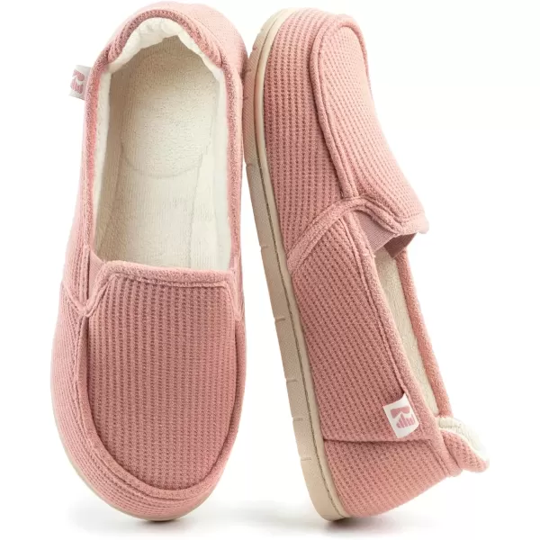 imageRockDove Womens TwoTone Hoodback Slipper with Removable InsoleSalmon