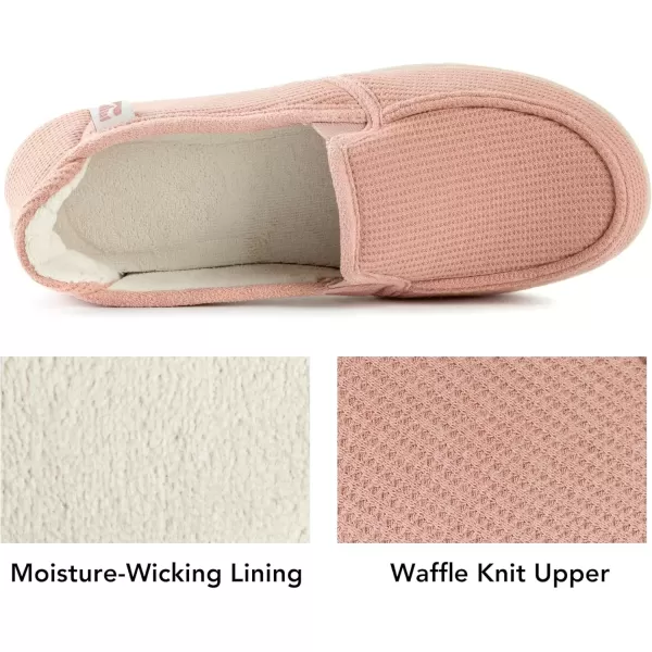 imageRockDove Womens TwoTone Hoodback Slipper with Removable InsoleSalmon