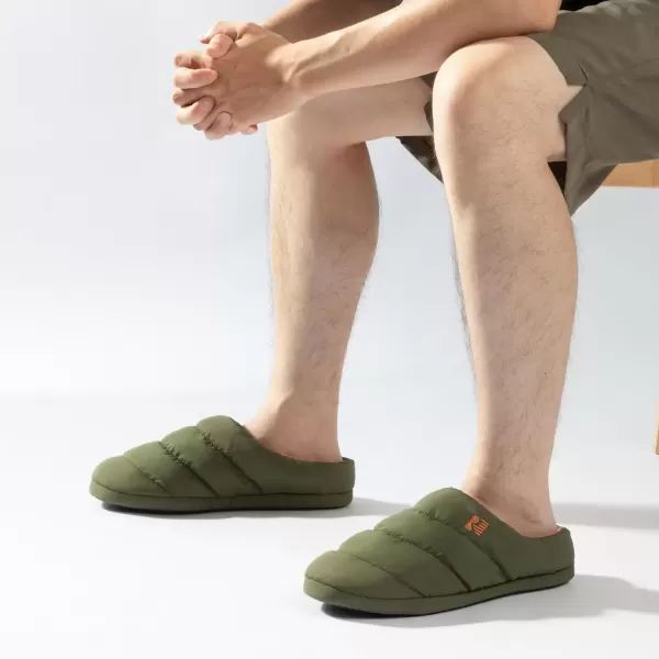 imageRockDove Mens Campground Memory Foam Down SlipperHunter Green