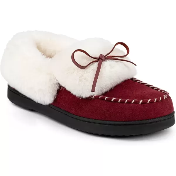 imageRockDove Set of 2 Pairs  Mens Hearthfire Memory Foam Moc Slipper Size 11 Men Black Womens Trapper Moc Memory Foam Slipper Size 95105 Women Burgundy