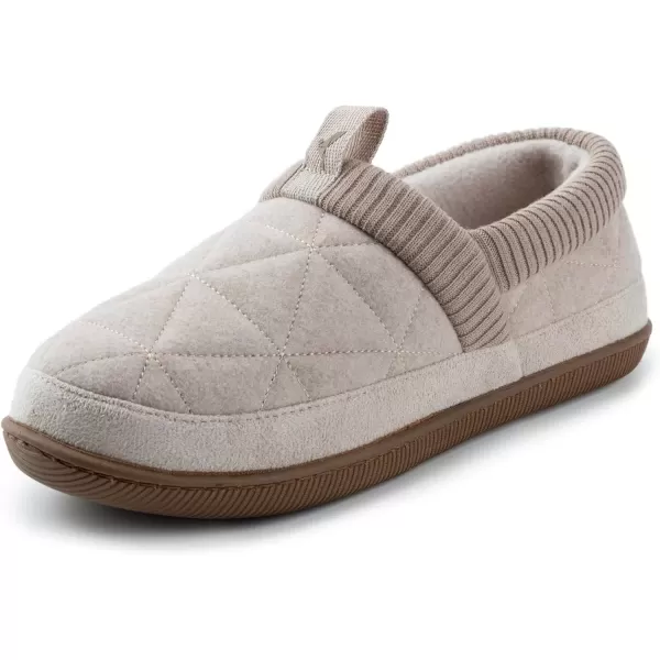 imageRockDove Womens Knit Cuff Closed Back SlipperBeige