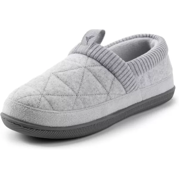 imageRockDove Womens Knit Cuff Closed Back SlipperGrey
