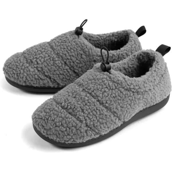 imageRockDove Womens Camper Moc Slipper with Sherpa FleeceDark Gray