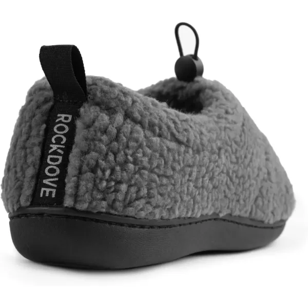 imageRockDove Womens Camper Moc Slipper with Sherpa FleeceDark Gray