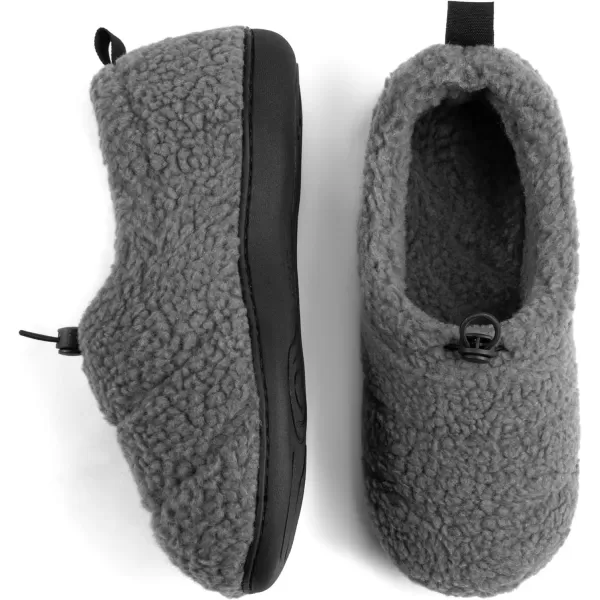 imageRockDove Womens Camper Moc Slipper with Sherpa FleeceDark Gray