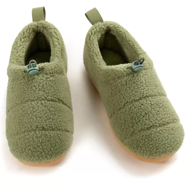 imageRockDove Womens Camper Moc Slipper with Sherpa FleeceMoss Green