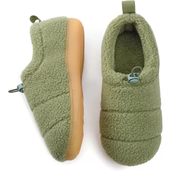 imageRockDove Womens Camper Moc Slipper with Sherpa FleeceMoss Green