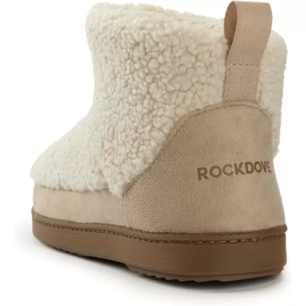 imageRockDove Womens Cloudwrap Sherpa Fleece BootieBeige