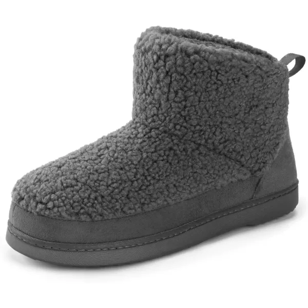 imageRockDove Womens Cloudwrap Sherpa Fleece BootieDark Grey