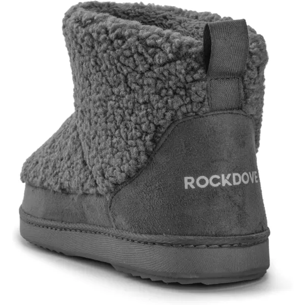 imageRockDove Womens Cloudwrap Sherpa Fleece BootieDark Grey
