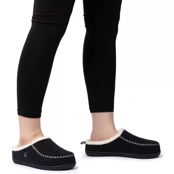 imageRockDove Womens Dakota Faux Shearling Lined SlipOnBlack
