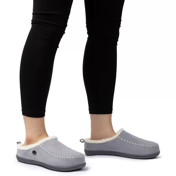 imageRockDove Womens Dakota Faux Shearling Lined SlipOnCloud Grey