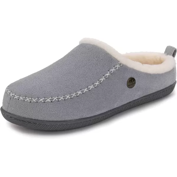 imageRockDove Womens Dakota Faux Shearling Lined SlipOnCloud Grey