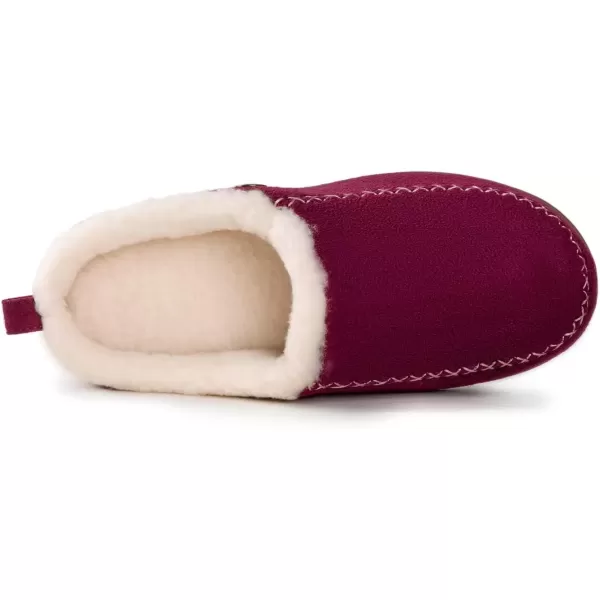 imageRockDove Womens Dakota Faux Shearling Lined SlipOnWine