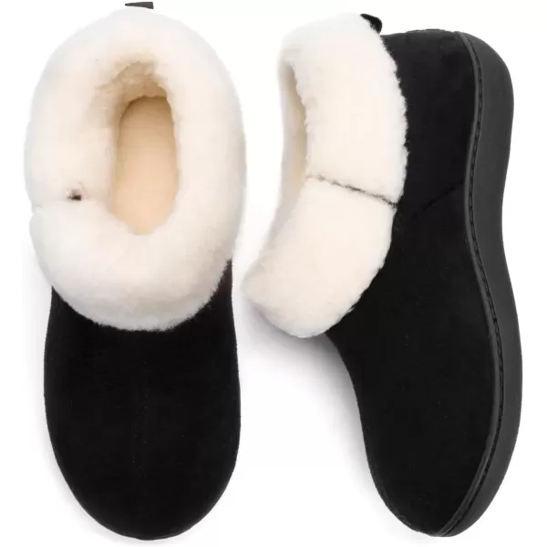 imageRockDove Womens Faux Suede Memory Foam Comfort BootieBlack