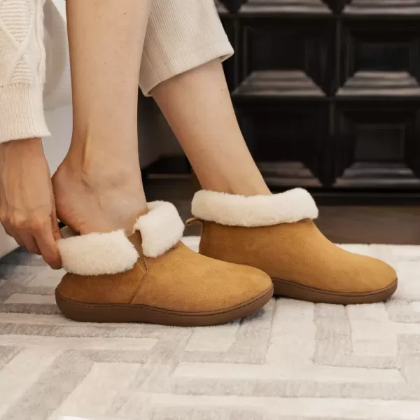 imageRockDove Womens Faux Suede Memory Foam Comfort BootieTan