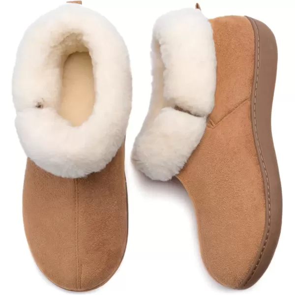imageRockDove Womens Faux Suede Memory Foam Comfort BootieTan