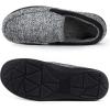 imageRockDove Mens Sherpa Lined Memory Foam Moc SlipperSlate Grey