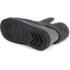imageRockDove Womens Fuzzy Fleece House Bootie Memory Foam Slipper with Rubber SoleDove Grey