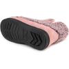 imageRockDove Womens Fuzzy Fleece House Bootie Memory Foam Slipper with Rubber SoleRosette