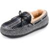 imageRockDove Womens Hearthfire Memory Foam Moc SlipperDove Grey