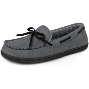 imageRockDove Womens Emily Indoor Outdoor Moccasin SlipperCharcoal