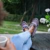 imageRockDove Womens Naomi Faux Fur Moccasin SlipperPurple