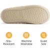 imageRockDove Womens Plush Retreat Sherpa Fleece Clog SlipperBeige