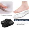 imageRockDove Mens Campground Memory Foam Down SlipperBlackGrey