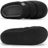 imageRockDove Mens Campground Memory Foam Down SlipperBlackGrey