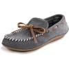 imageRockDove Mens Pierside Faux Leather MoccasinCharcoal