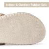 imageRockDove Womens BounceBack Ribbed Corduroy Slide Indoor House SlipperWhite