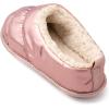 imageRockDove Womens Down Puff Memory Foam Clog Slipper with Sherpa LiningPink Champagne