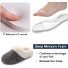 imageRockDove Womens PlushFleece Shearling SlipOn Size 78 US Women Grey