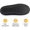 imageRockDove Womens Polar Fleece TwoTone Memory Foam House Slipper with AntiSlip SoleDark NavyFuchsia