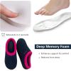 imageRockDove Womens Polar Fleece TwoTone Memory Foam House Slipper with AntiSlip SoleDark NavyFuchsia