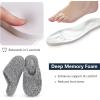 imageRockDove Womens Twirl Fleece Fuzzy House Scuff Slipper with Memory FoamAsh Grey