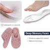 imageRockDove Womens Twirl Fleece Fuzzy House Scuff Slipper with Memory FoamBlush Pink