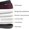 imageRockDove Mens Tweed Memory Foam Moc SlipperBurgundy