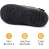 imageRockDove Mens Tweed Memory Foam Moc SlipperLight Gray