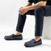 imageRockDove Mens Tweed Memory Foam Moc SlipperRoyal Blue