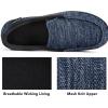 imageRockDove Mens Tweed Memory Foam Moc SlipperRoyal Blue