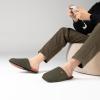 imageRockDove Mens TwoTone Memory Foam Lightweight Scuff House Slipper with Indoor Outdoor SoleHunter Green