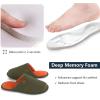imageRockDove Mens TwoTone Memory Foam Lightweight Scuff House Slipper with Indoor Outdoor SoleHunter Green