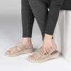 imageRockDove Womens DualStrap Adjustable Slipper with Arch SupportBeige