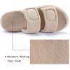 imageRockDove Womens DualStrap Adjustable Slipper with Arch SupportBeige