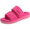 imageRockDove Womens DualStrap Adjustable Slipper with Arch SupportHot Pink