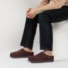 imageRockDove Mens SoftStride Faux Suede Memory Foam Mule Slipper with Indoor Outdoor SoleCoffee