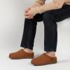 imageRockDove Mens SoftStride Faux Suede Memory Foam Mule Slipper with Indoor Outdoor SoleTan